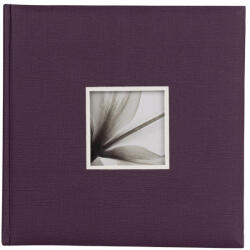 Dörr fotóalbum, ablakos, beragasztós, 34x34cm lila