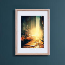 Dörr New York képkeret 21x29, 7 (A4), nyír hatású