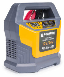 Powermat Akkumulátortöltő - Mikroprocesszoros Egyenirányító 12 / 24V 30A PM-PM-30T (PM0704) (PM0704)