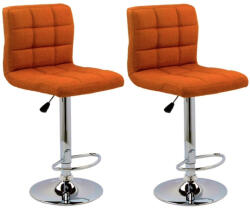 bipiline 2 db bárszék S-02, állítható magasság, Korall (BAR-S-02-BW)