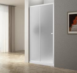 SAPHO Sapho AQUALINE UGGA 100 cm tolóajtó brick üveggel, fehér AWS100 (AWS100)