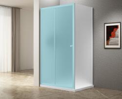 SAPHO Sapho AQUALINE UGGA 80 cm oldalfal brick üveggel, fehér AWP80 (AWP80)