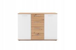 Mindigbútor Jacky 2 artisan/fehér komód 120 cm