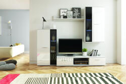 Mindigbútor Salsa magasfényű fehér Szekrénysor - smartbutor