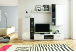 Mindigbútor Salsa magasfényű fehér Szekrénysor