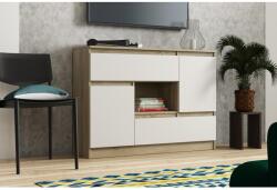 Mindigbútor Merida sonoma/fehér komód