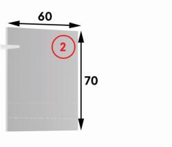 Mindigbútor Justus 2 Előszobai tükör - mindigbutor