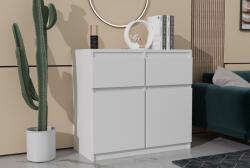 Mindigbútor Merg 2S2F 2 ajtós - 2 fiókos komód fehér színben