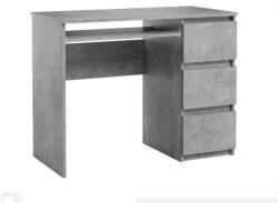 Mindigbútor Leo II. számítógépasztal, beton - sprintbutor