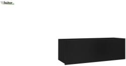 Mindigbútor Calabrini C PÓŁKA WISZĄCA Lógó polc, magasfényű fekete