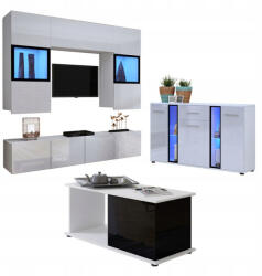 Mindigbútor SOLID Magasfényű Nappali Szekrénysor II - smartbutor