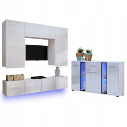 Mindigbútor SOLID Magasfényű Nappali Szekrénysor IV - smartbutor