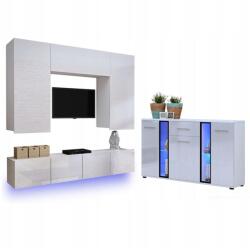 Mindigbútor SOLID Magasfényű Nappali Szekrénysor IV