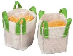  2 nagy zsákos készlet kukoricatöltelékkel - Kids Globe 570036 1: 32