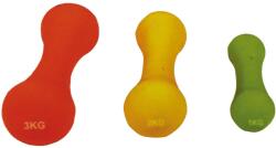 SPARTAN Neoprén egykezes súlyzók 2x5 kg