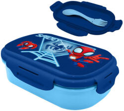 Kids Licensing Pókember Blue Web szendvicsdoboz + evőeszköz szett EWA50100SP (EWA50100SP)