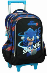 GIM Sonic a sündisznó Brawn gurulós iskolatáska, táska 46 cm GIM33486074 (GIM33486074)