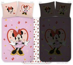 Brandmac Disney Minnie Heart sötétben világító gyerek, ovis ágyneműhuzat 100x135cm, 40x60cm BRM019621 (BRM019621)