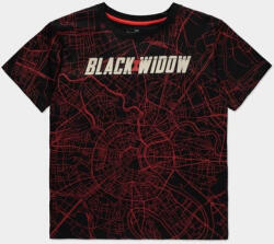Difuzed Bosszúállók, Marvel Black Widow Női Póló L-es - City Map NET4G324143 (NET4G324143)