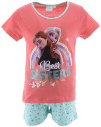 Sun City Disney Jégvarázs Best Sisters Peach gyerek rövid pizsama 5 év / 110 cm 85SEV2064A5 (85SEV2064A5)