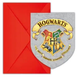 Procos Harry Potter Hogwarts Houses party meghívó 6 db-os FSC PNN93370 (PNN93370)