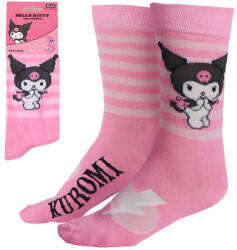 Cerda Hello Kitty Kuromi Pink felnőtt hosszú szárú zokni 36/43 CEP2900003028 (CEP2900003028)