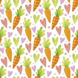 POL-MAK Húsvét Sweet Carrots szalvéta 20 db-os 33x33 cm PKK765222 (PKK765222)