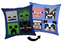 Jerry Fabrics Minecraft Bad Mobs párna, díszpárna 40*40 cm JFK032107 (JFK032107)