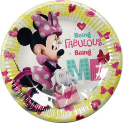 Procos Disney Minnie Happy Papírtányér 8 db-os 19, 5 cm PNN92108 (PNN92108)