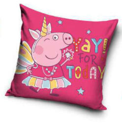 Carbotex Peppa malac Yay párnahuzat 40x40 cm CBX225128PP (CBX225128PP)