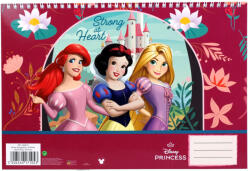 GIM Disney Hercegnők Strong A/4 spirál vázlatfüzet, 30 lapos GIM33156413 (GIM33156413)