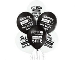 Godan Best Wife Ever, Legjobb Feleség léggömb, lufi 6 db-os 12 inch (30 cm) MLG054569 (MLG054569)