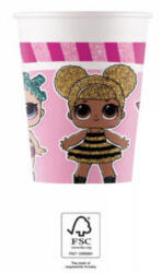 Procos LOL Surprise Glitterati papír pohár 8 db-os 200 ml FSC PNN93469 (PNN93469)