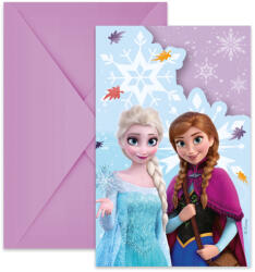 Procos Disney Jégvarázs Idyllic Wonder party meghívó 6 db-os FSC PNN97279 (PNN97279)