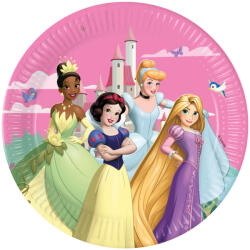 Procos Disney Hercegnők Create Your World papírtányér 8 db-os 23 cm FSC PNN97253 (PNN97253)