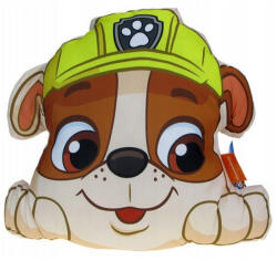 Carbotex Mancs Őrjárat Rubble formapárna, díszpárna 40x37 cm Velúr CBX201062PAW (CBX201062PAW)