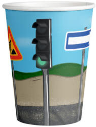 Amscan Construction, Építkezés papír pohár 8 db-os 250 ml DPA9916737 (DPA9916737)