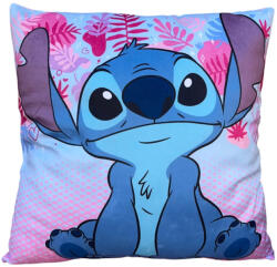 Setino Disney Lilo és Stitch, A csillagkutya Blue-Pink párna, díszpárna 40x40cm NETSTN5299 (NETSTN5299)