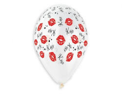 Godan Kiss, Csók léggömb, lufi 5 db-os 13 inch (33cm) MLG340600 (MLG340600)