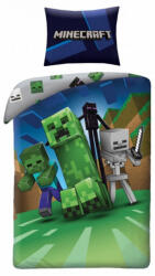 Halantex Minecraft ágyneműhuzat 140×200cm, 70×90 cm NETHAX047708 (NETHAX047708)