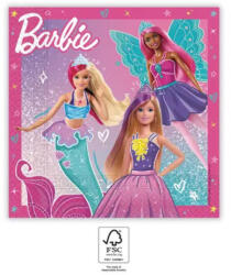 Procos Barbie Fantasy szalvéta 20 db-os, 33x33 cm FSC PNN94568 (PNN94568)