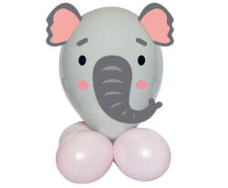Godan Cute Animal Elephant, Elefánt léggömb, lufi szett MLG191073 (MLG191073)