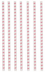 Amscan Flamingó papír szívószál, 12 db-os szett DPA9903331 (DPA9903331)