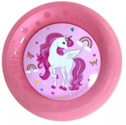 Procos Unikornis Rainbow Colors micro prémium műanyag lapostányér 4 db-os szett 21 cm PNN96748 (PNN96748)