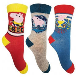 Sun City Peppa malac George Yellow gyerek zokni 31/34 85SEV0619B31 (85SEV0619B31)