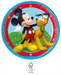 Procos Disney Mickey Rock the House papírtányér 8 db-os 20 cm FSC PNN94050 (PNN94050)