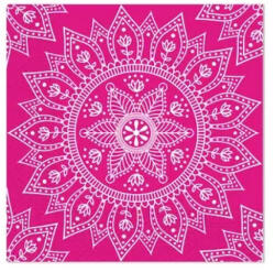 Procos Mandala Fuchsia White szalvéta 20 db-os, 33x33 cm FSC PNN96403 (PNN96403)