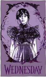 Jerry Fabric Wednesday Gothic kéztörlő, arctörlő, törölköző 30x50cm JFK106403 (JFK106403)