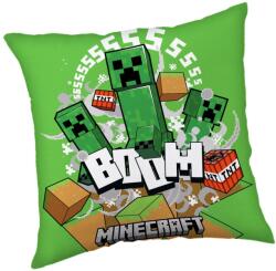Jerry Fabrics Minecraft Creeper Boom párna, díszpárna 40*40 cm JFK032077 (JFK032077)
