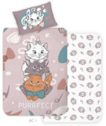 Brandmac Disney Marie Purrfect gyerek, ovis ágyneműhuzat 100×135 cm, 40×60 cm BRM021327 (BRM021327)